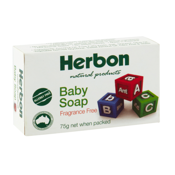 Baby Soap 75gm Fragrance Free 1 768x768
