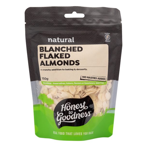 Blanched Flaked Almonds 150g Front Nualmbf5.150 20887.1617681743