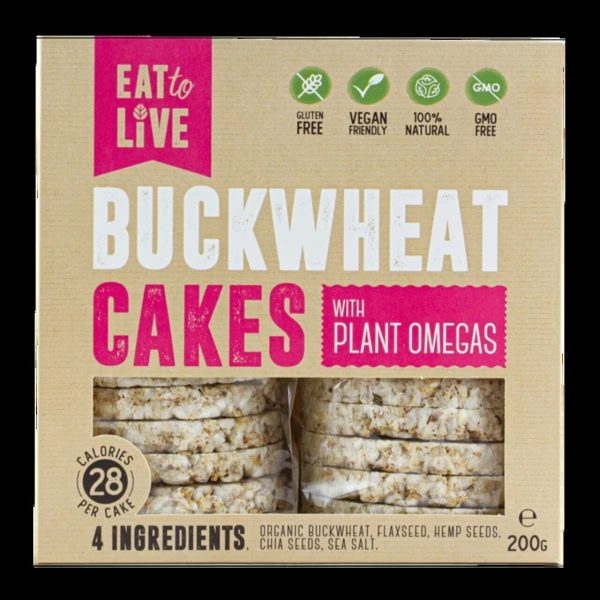 Eat To Live Buckwheat Cakes Plant Omegas 81513.1612325516
