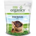 My Organics Retail Doy Pack Apricots Dried 500g