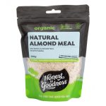 Natural Almond Meal 200g Front Nualmmn2.200 09186.1611027956