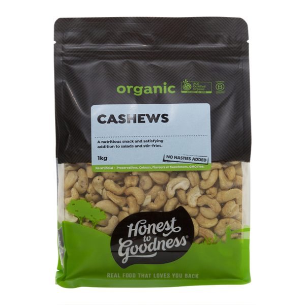 Organic Cashews 1kg Front Nucas2.1 32224.1599541886