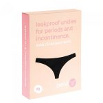 Pelvi Underwear Leakproof Bikini Black M Media 01 Lrg