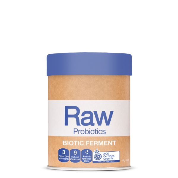 Raw Probiotics Biotic Ferment 120g Front 800x