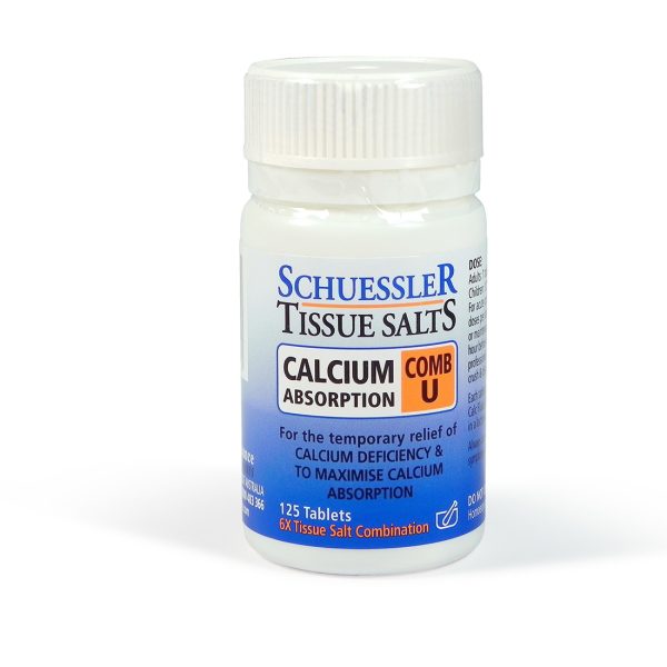 Schuessler Tissue Salts 125 Tablets Comb U