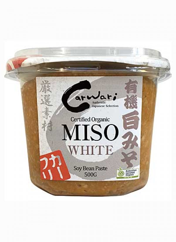 Carwari Miso White Soy Bean Paste Organic 500g
