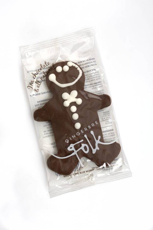 Chocolate Gingerbread Man Fullscreen