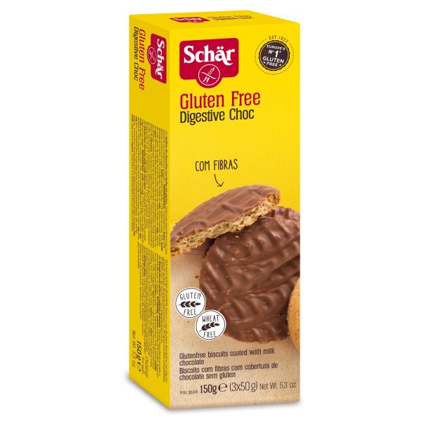 Schar Gluten Free Digestive Choc Biscuits 150g